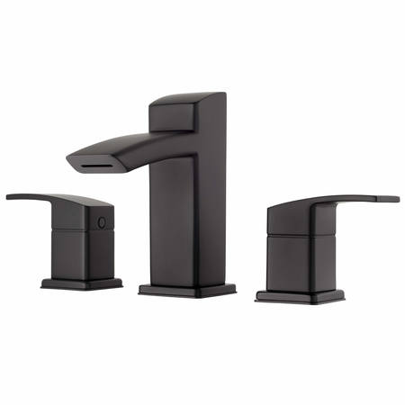 PFISTER Pfister Kenzo Two Handle Widespread Lavatory Faucet - Closed MB LG49-DF2B